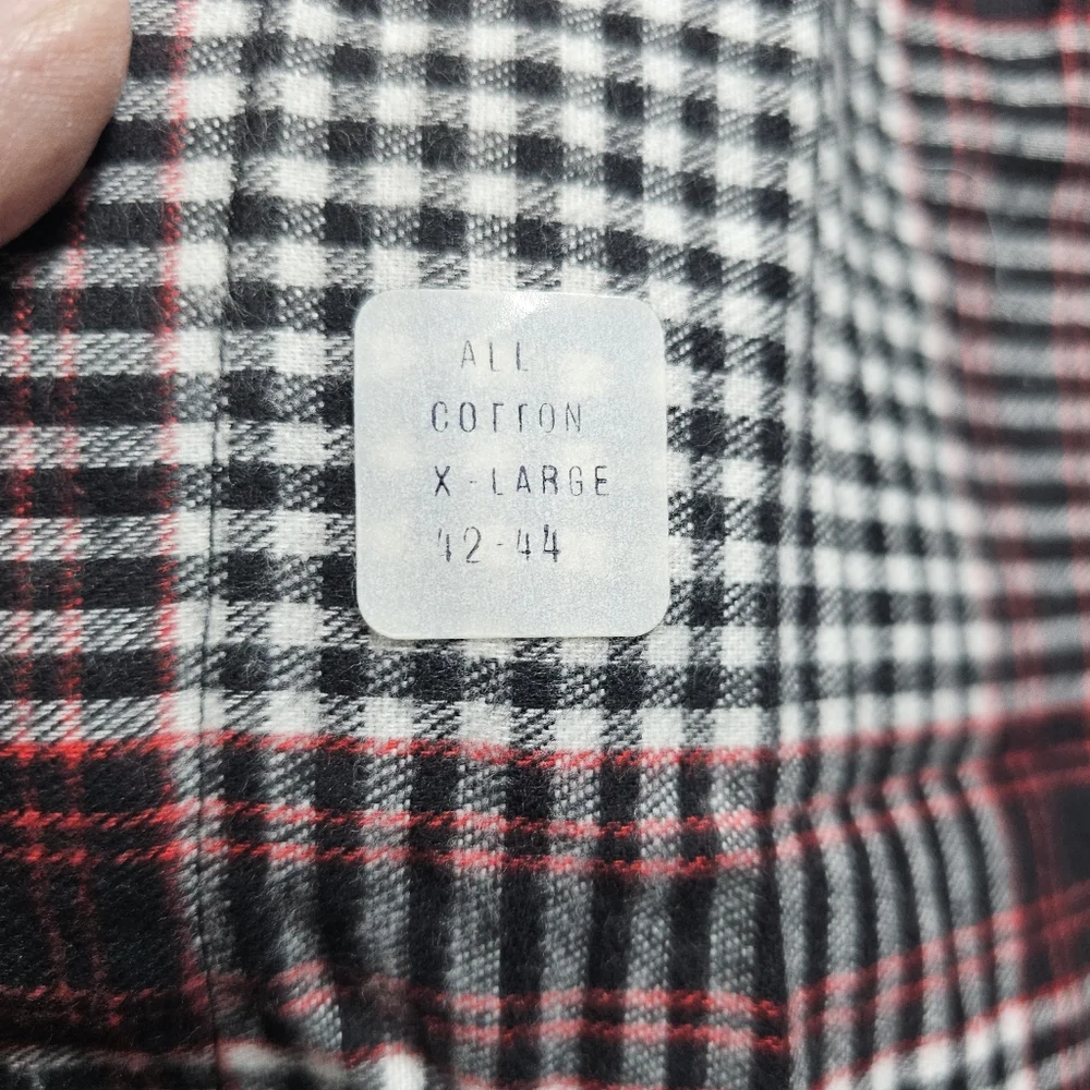 New Vintage Orvis Men's Plaid Flannel Boxers Underwear Size XL Made In USA.